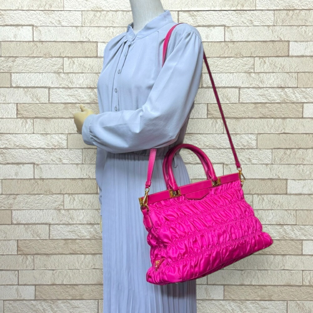 PRADA Pink Shoulder Bag - Picture 2 of 15
